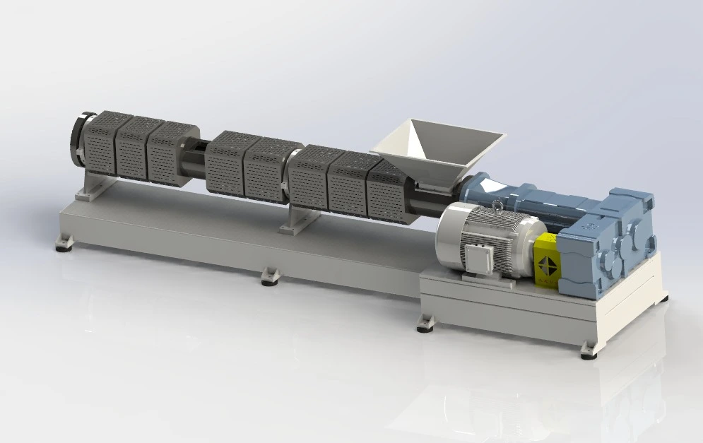 Double Screw Plastic Recycling Extruder Order para sa Customer ng Africa
