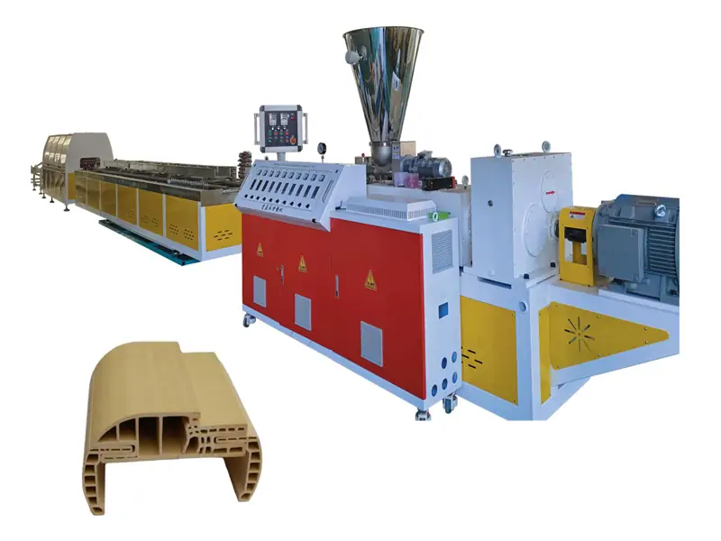 Setting ng Temperatura Para sa WPC Door Frame Extrusion Line