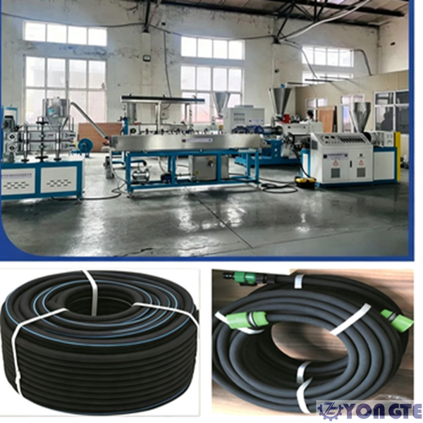 Pagsubok sa pagtanggap ng Rubber Seepage Pipe Production Line para sa Indian Client