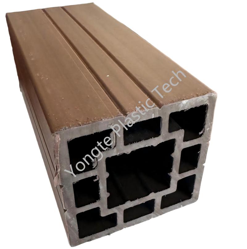 Ang Yongte WPC Column making machine na may co-extrusion ay matagumpay na nasubok
